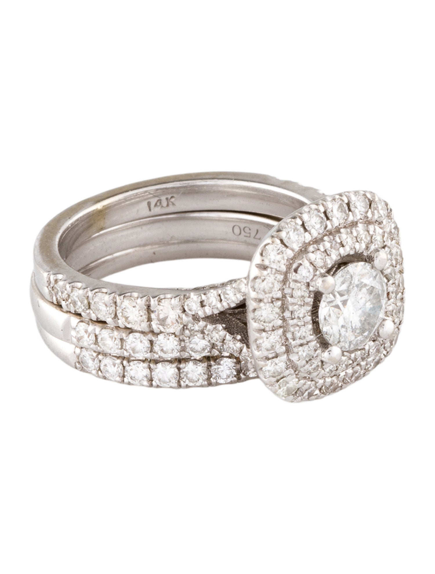 Ring Diamond Wedding Set