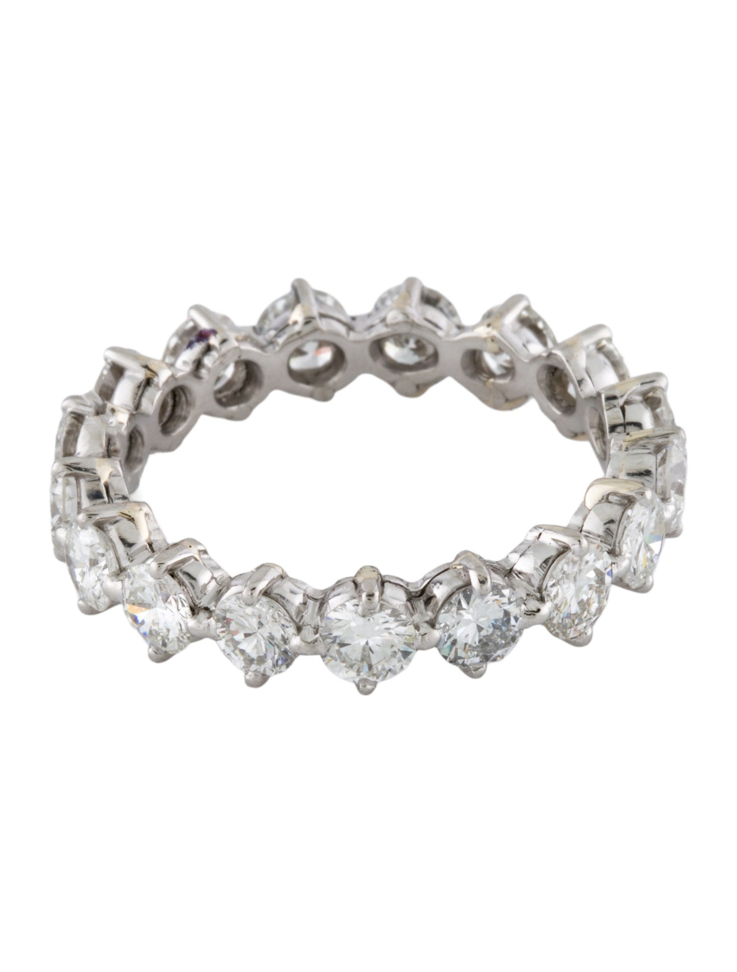 Ring Platinum 3.48ctw Diamond Eternity Band