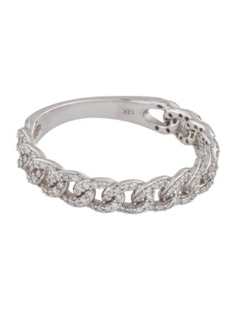 Ring 14K Diamond Chain Band