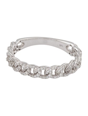 Ring 14K Diamond Chain Band