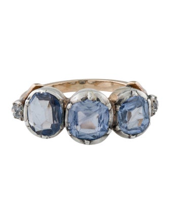 Ring Sapphire & Diamond Cocktail Ring