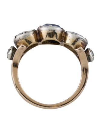 Ring Sapphire & Diamond Cocktail Ring