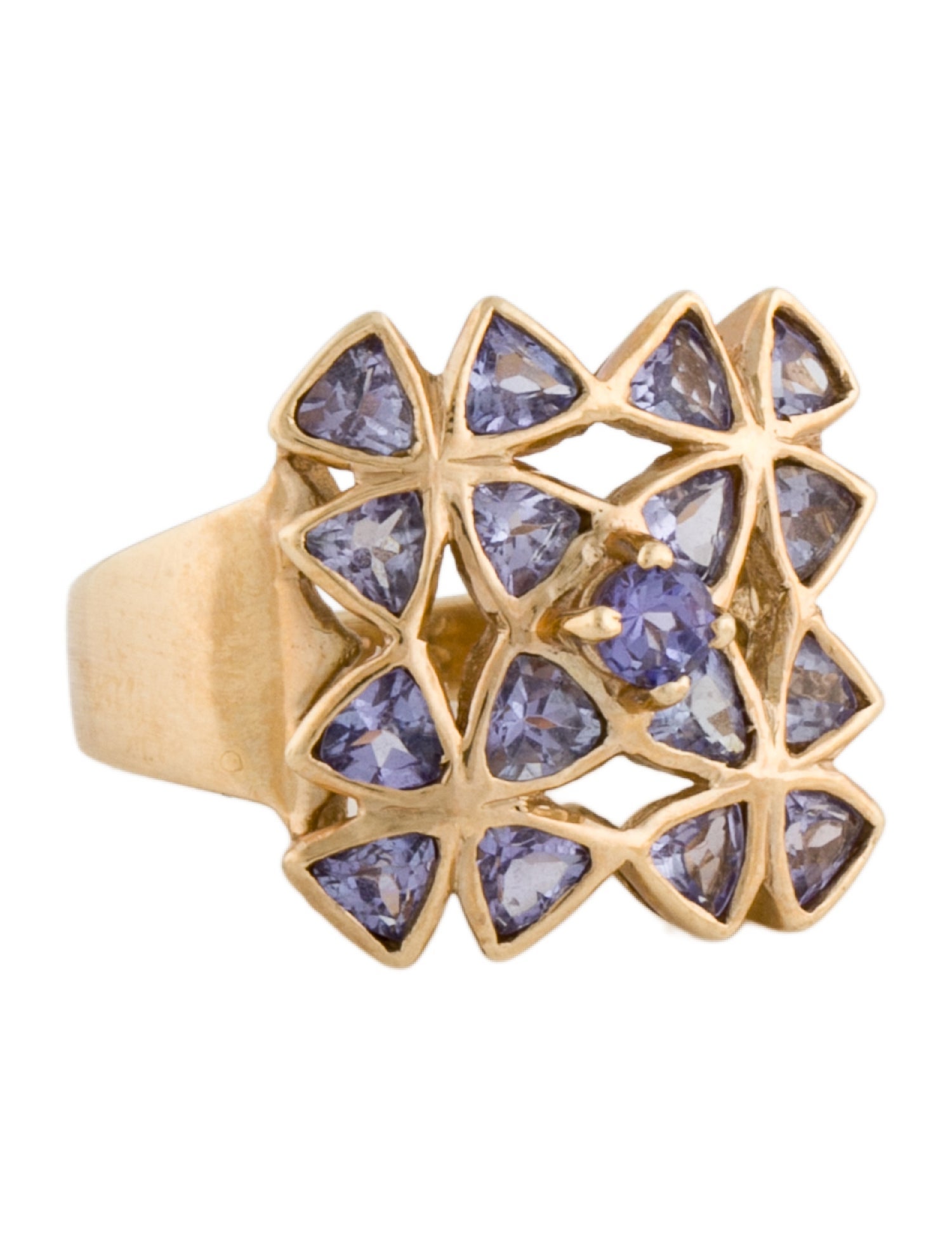 Ring 14K Tanzanite Cocktail