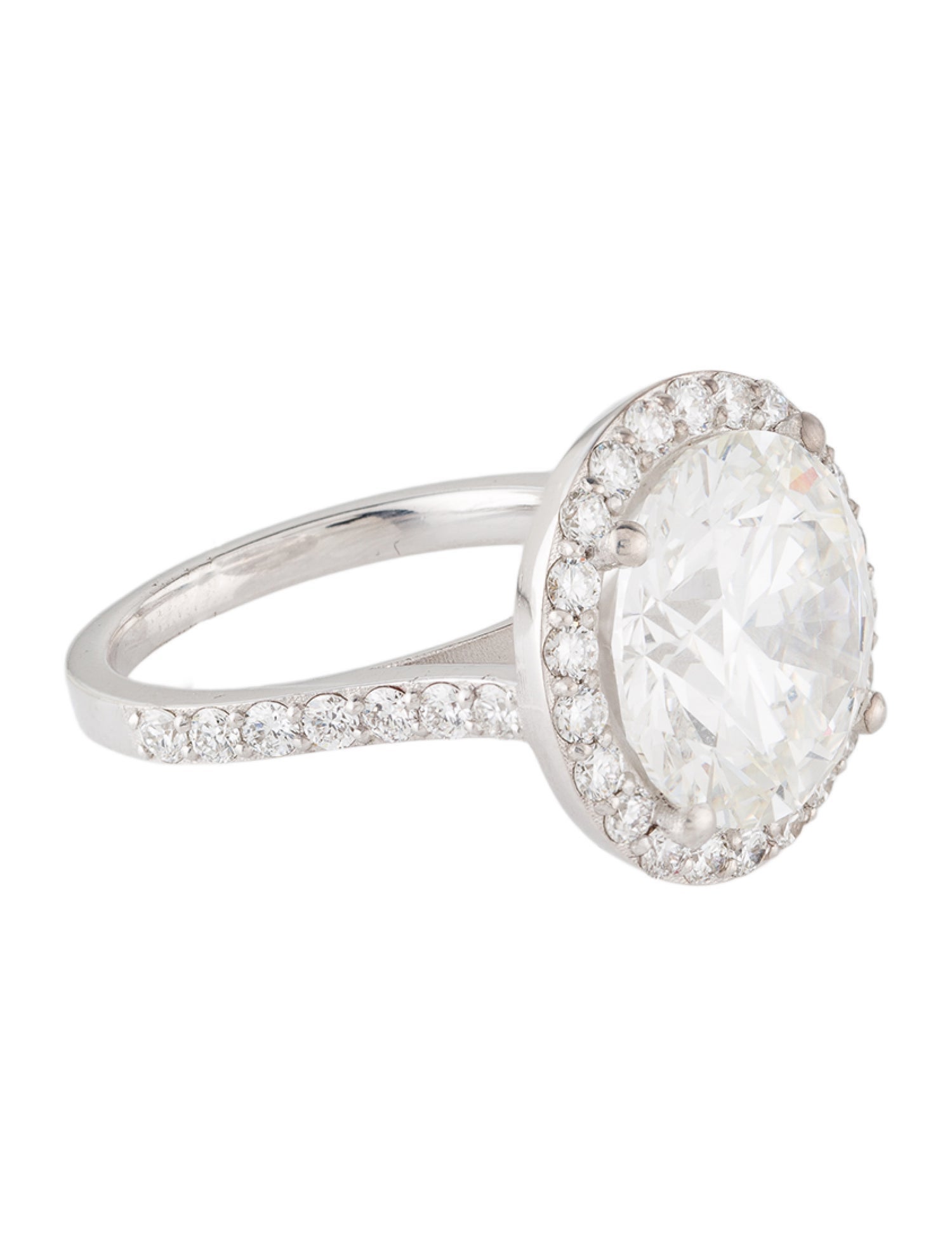 Ring 14K 8.50ct Lab-Grown Diamond Cocktail