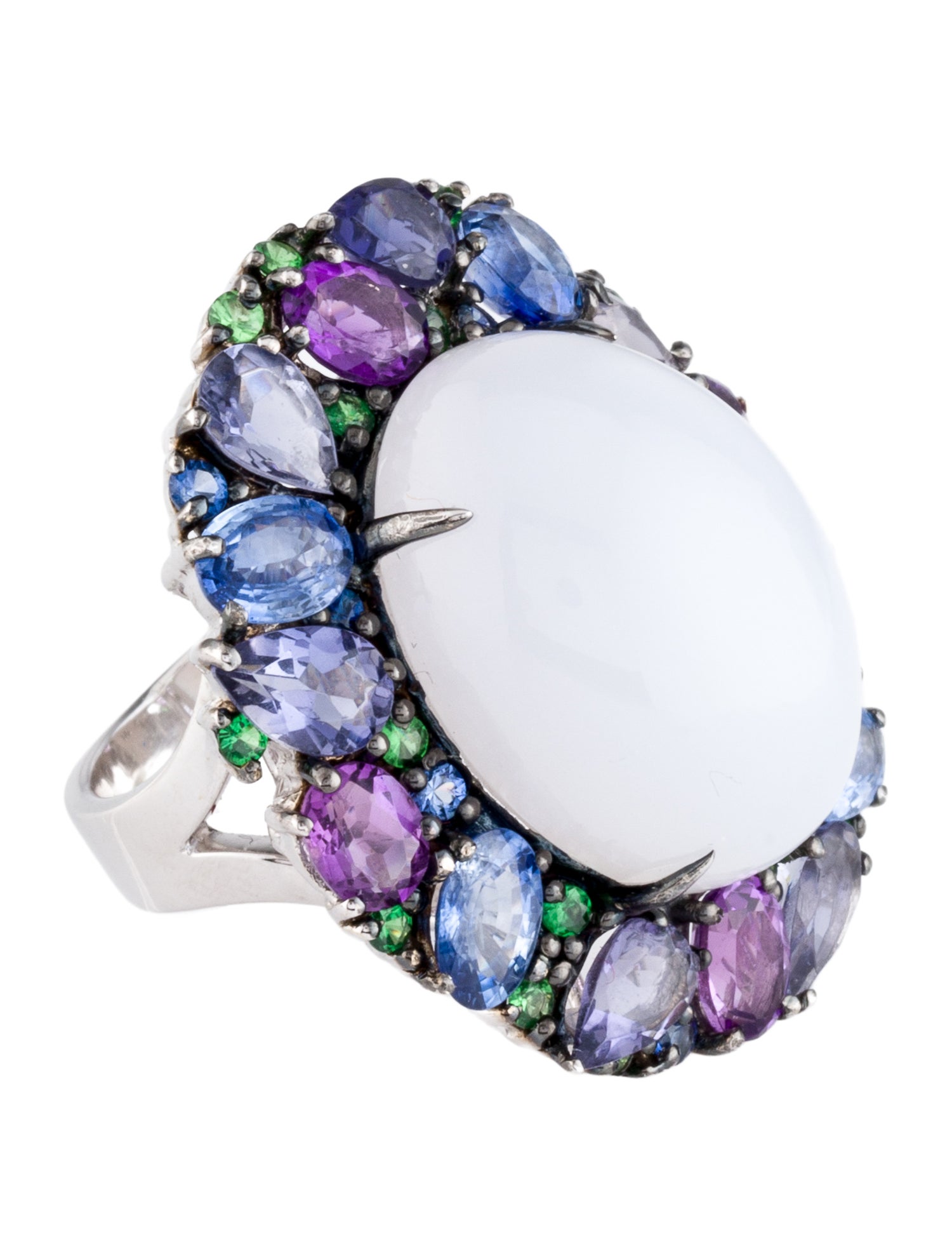 Ring 18K Multistone Cocktail