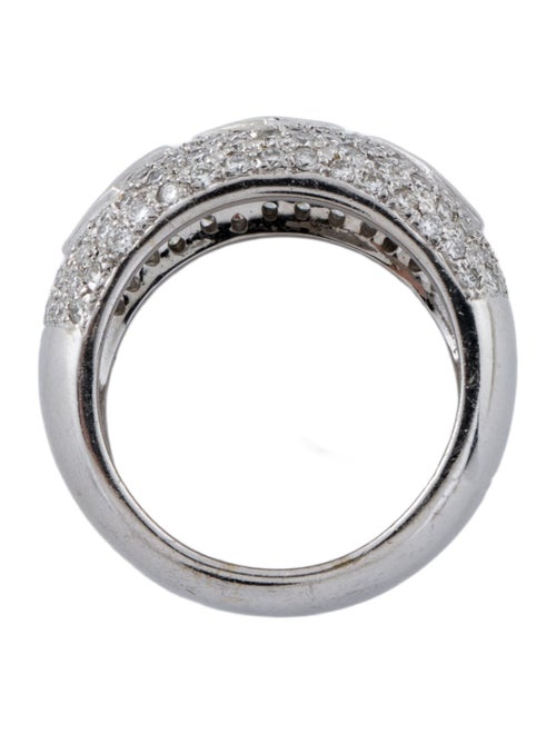 Ring 18K Sapphire & 1.14ct Diamond Dome Ring