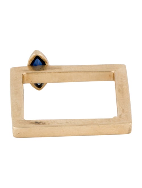 Ring Michelle + Janis Savitt 14K Sapphire Squared Cocktail Ring