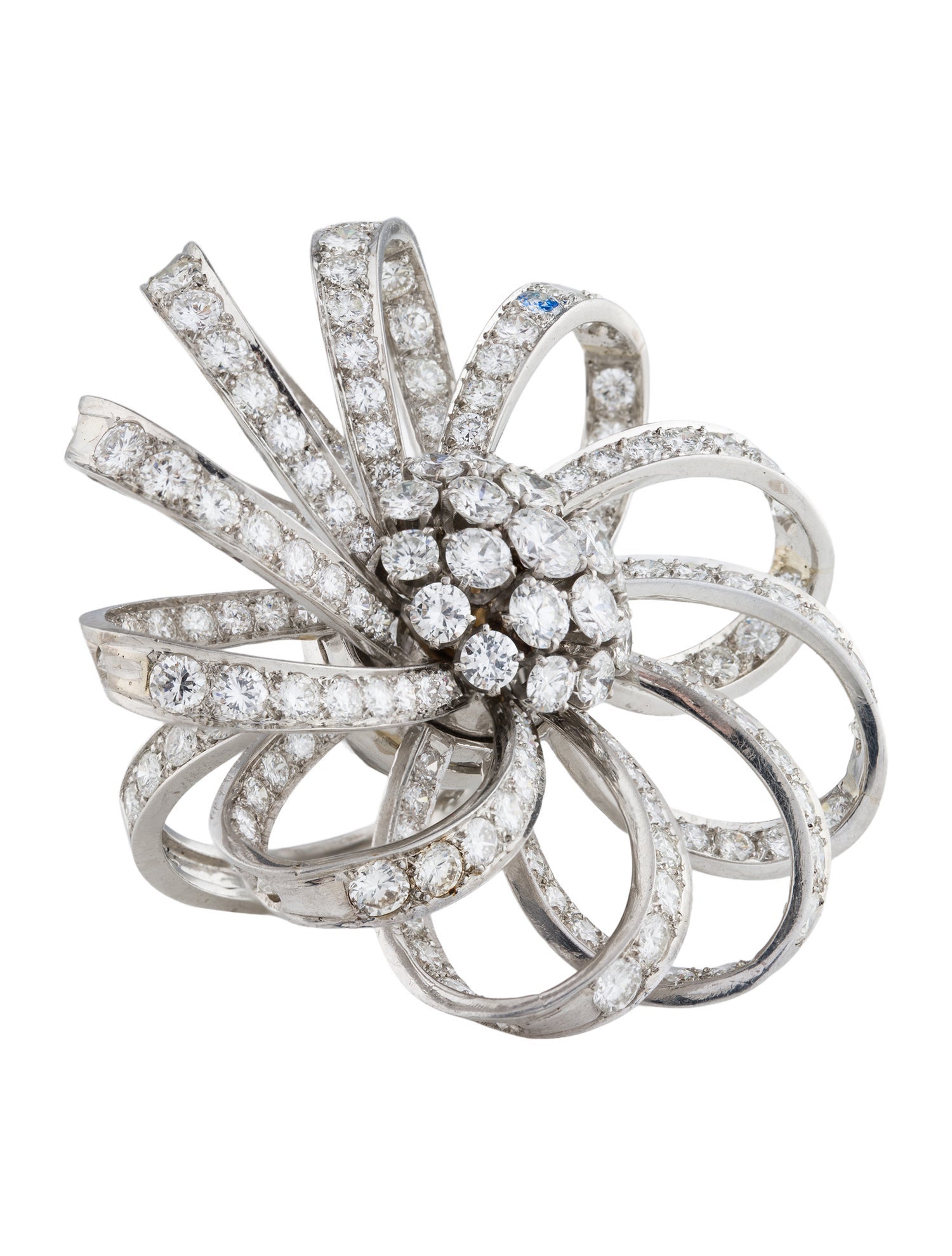 Ring Platinum 11.51ctw Diamond Cocktail