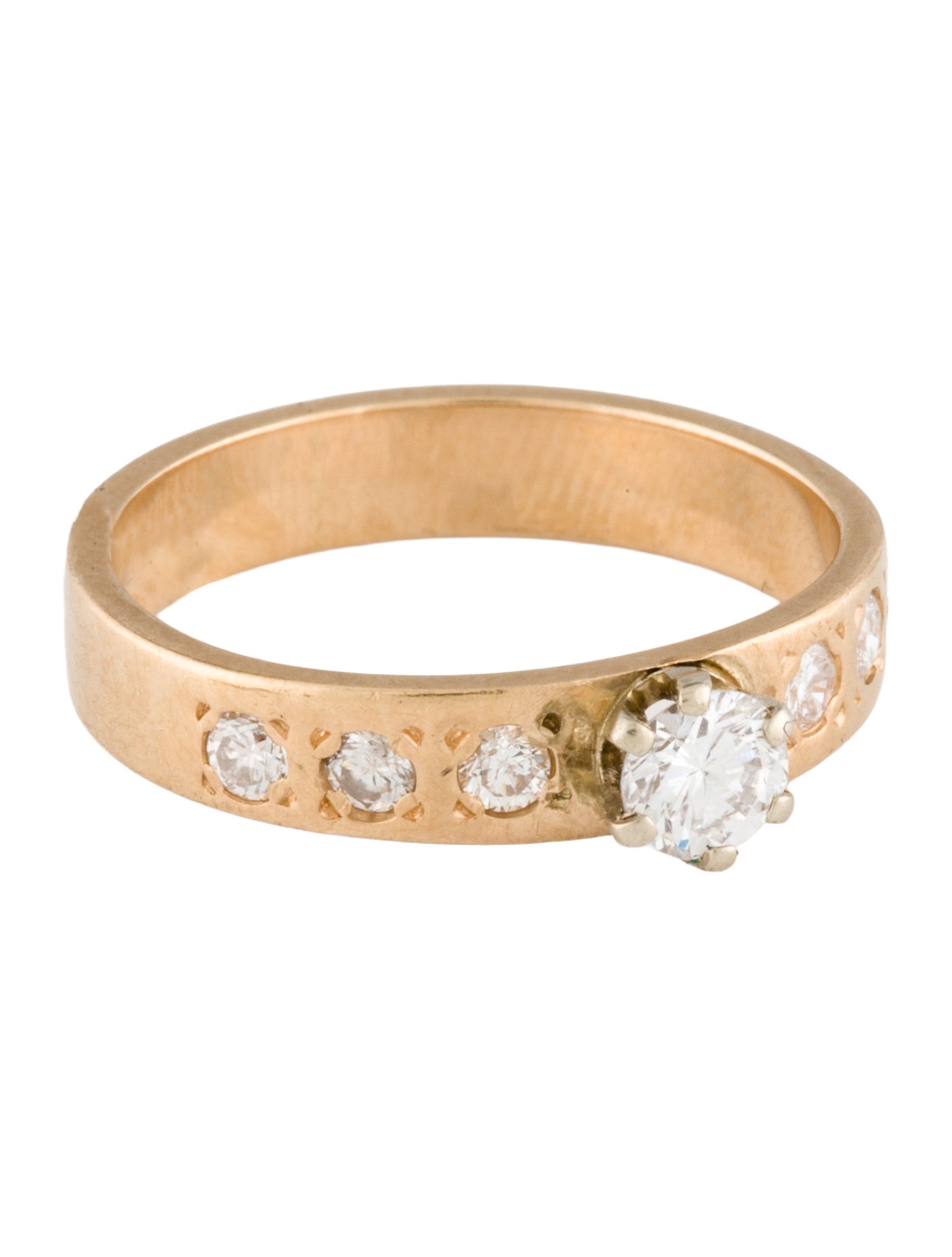 Ring 14K Diamond Cocktail