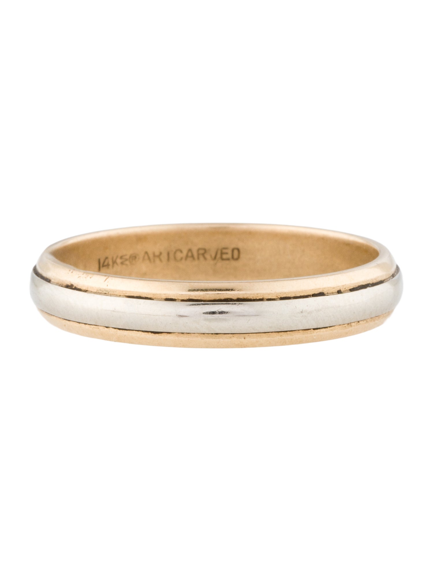 Ring 14K Two-Tone Band