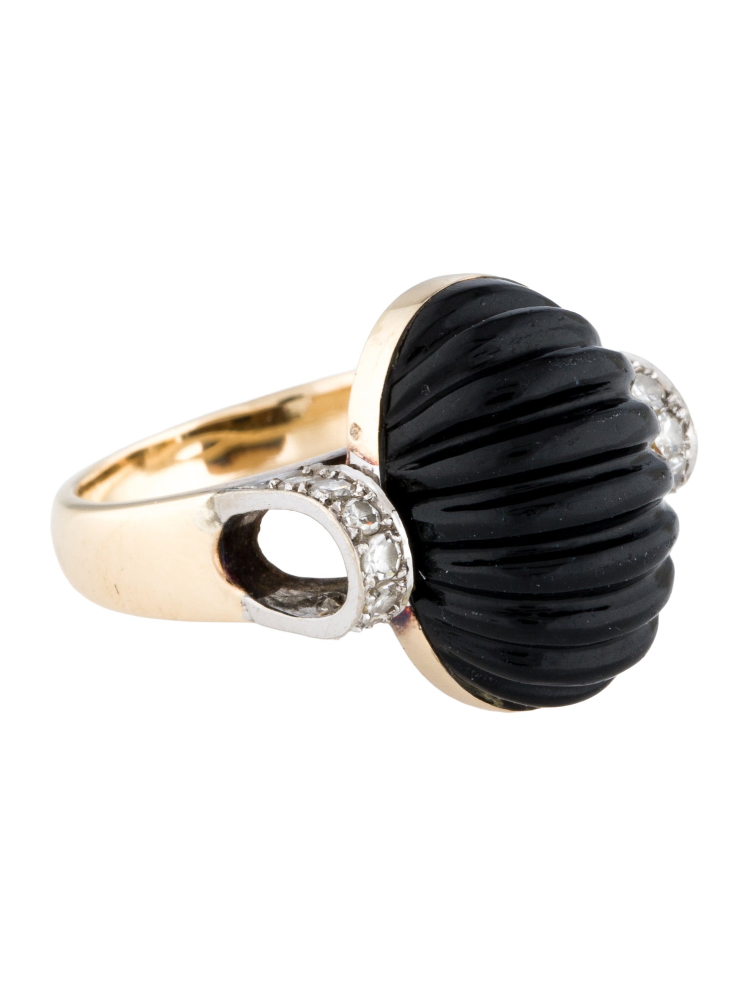 Ring 14K Diamond Cocktail