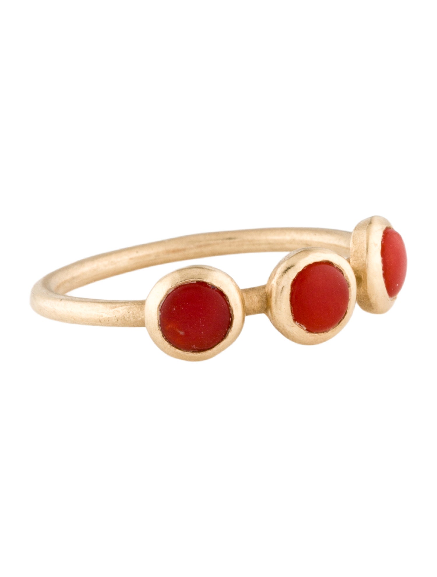 Ring 14K Coral Cocktail