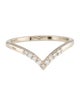 Ring 14K Diamond Chevron Band