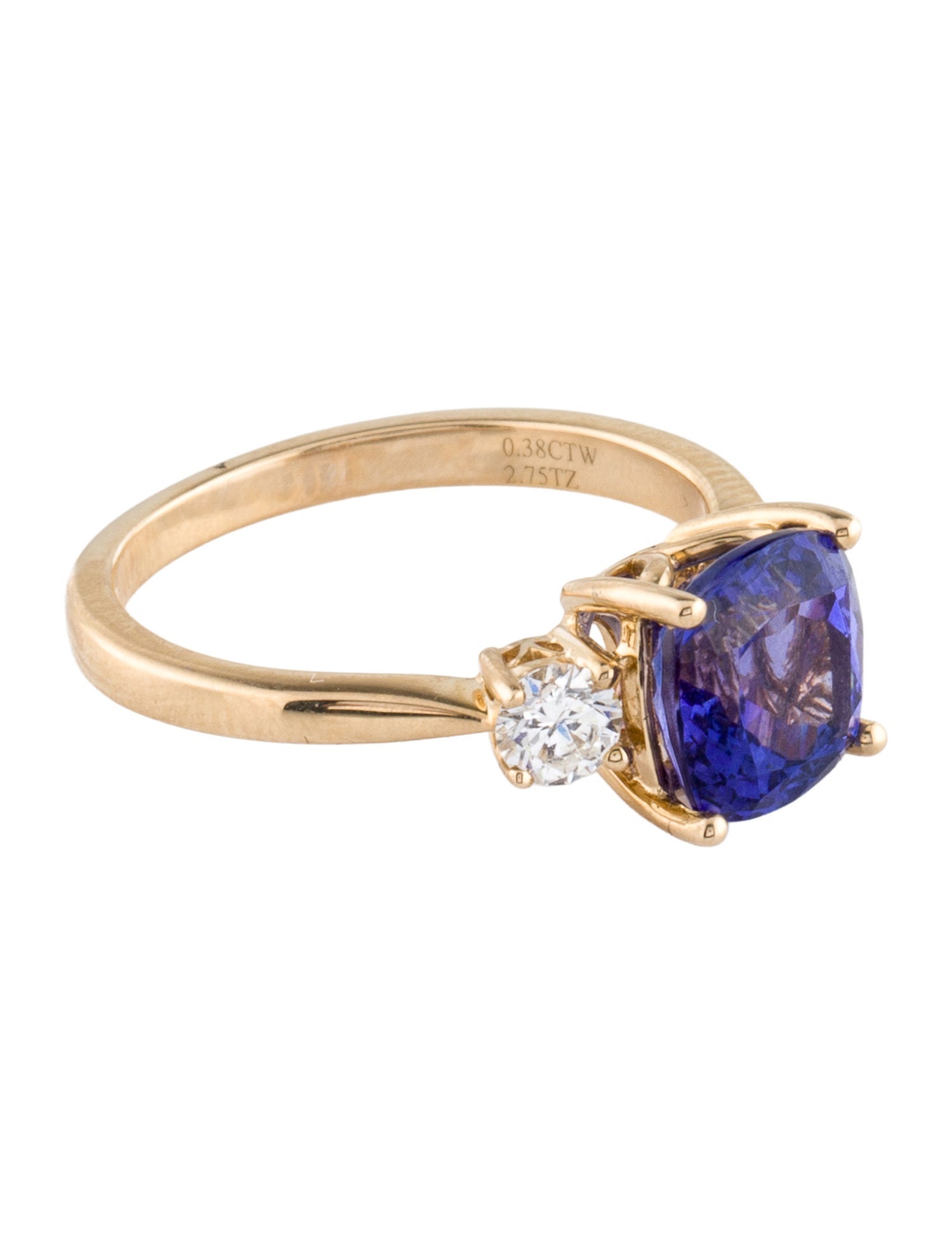 Ring 14K 2.85ctw Tanzanite & Diamond Cocktail Ring
