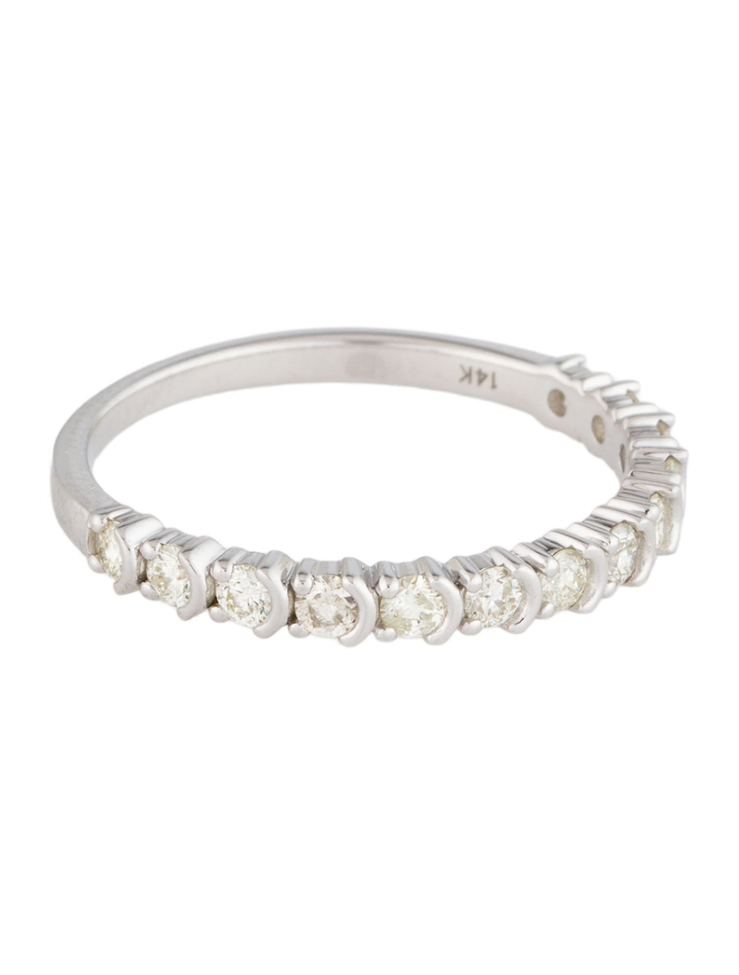 Ring 14K Diamond Half Eternity Band