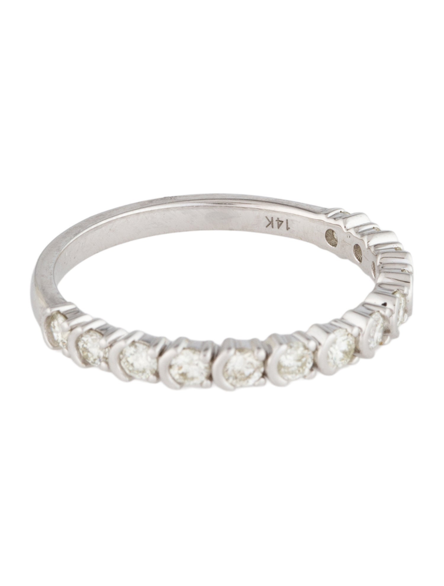 Ring 14K Diamond Half Eternity Band