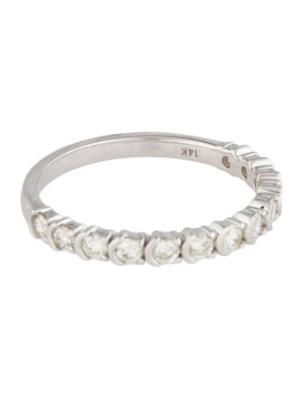 Ring 14K Diamond Half Eternity Band