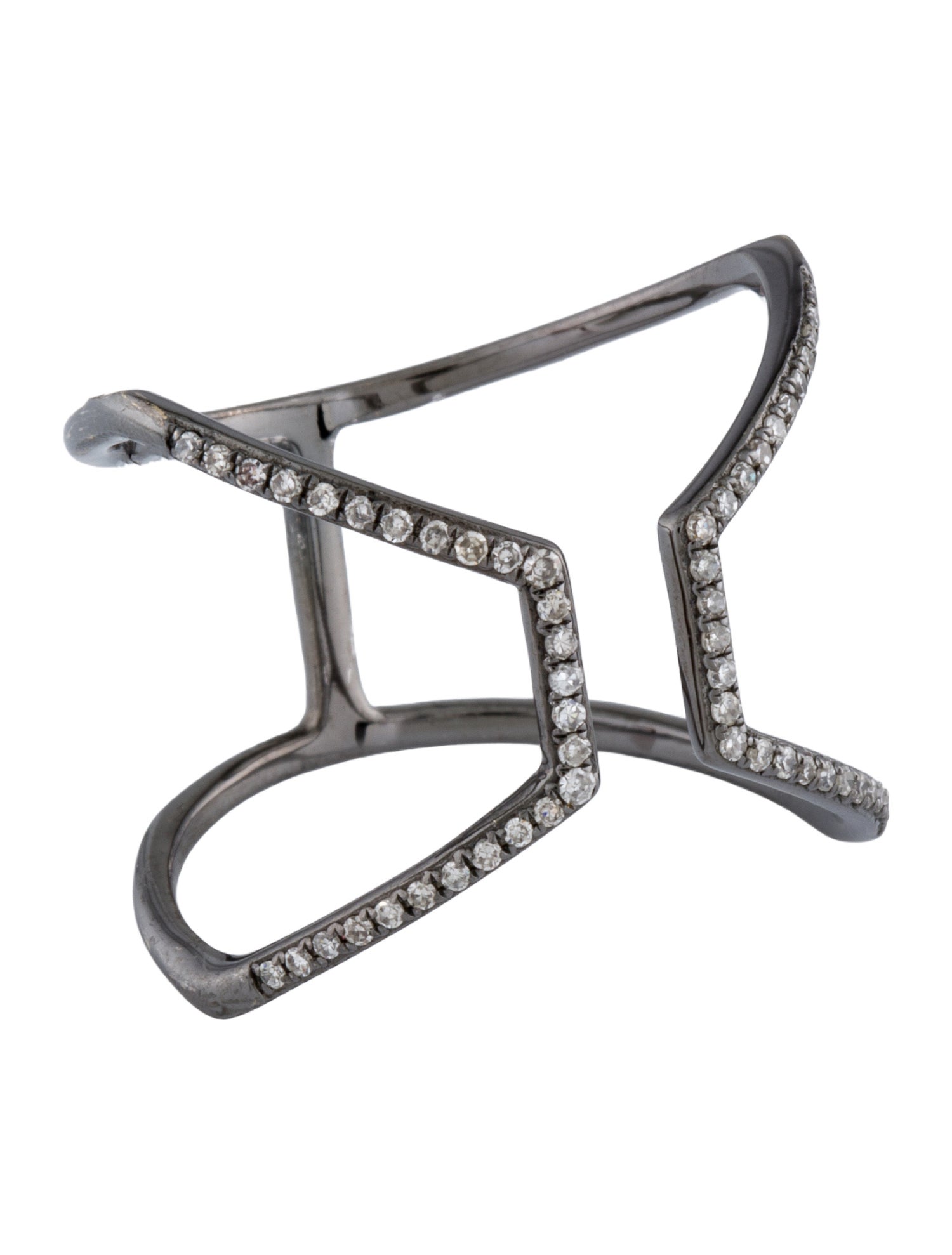 Ring 18K Diamond Open Band