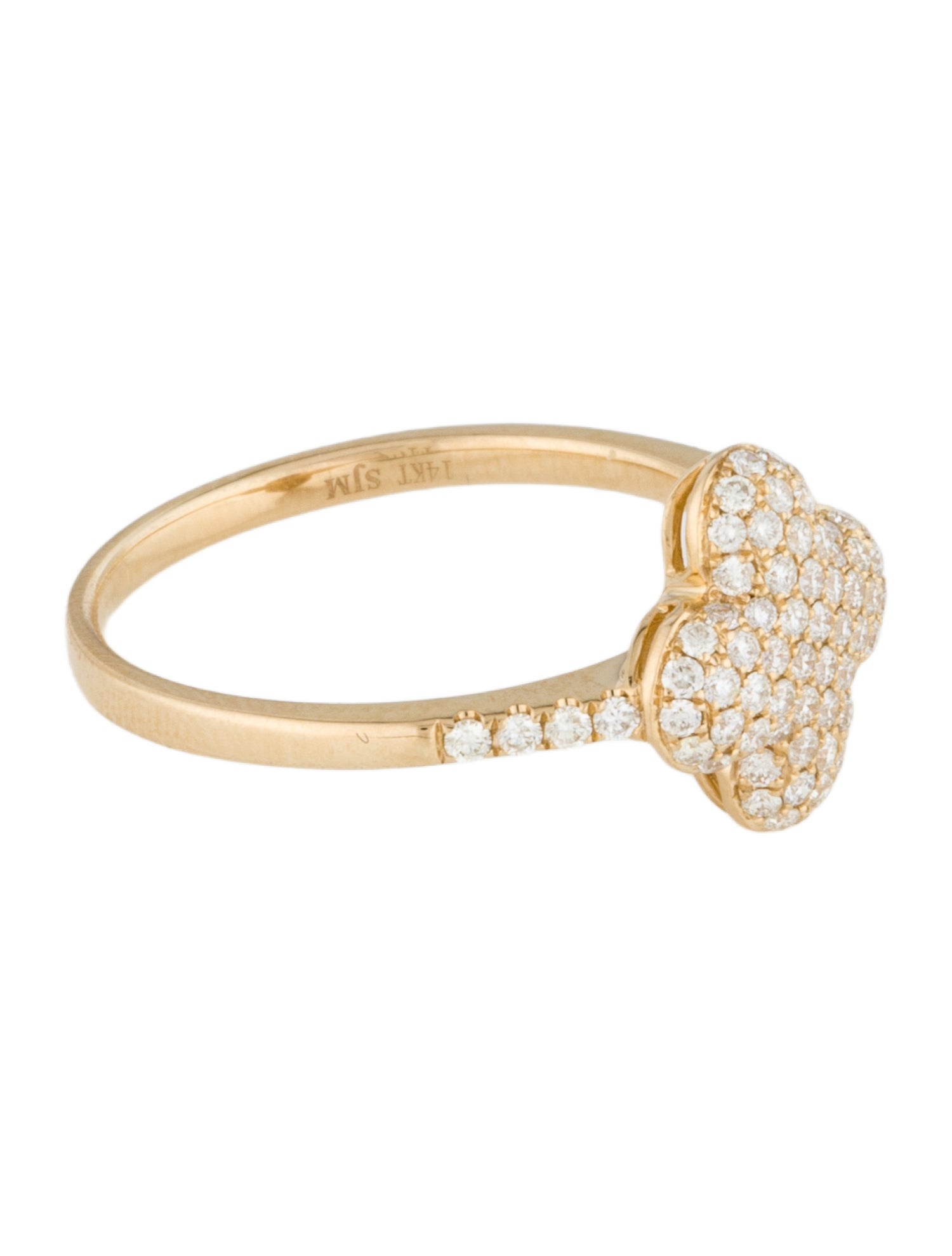 Ring 14K Diamond Cocktail