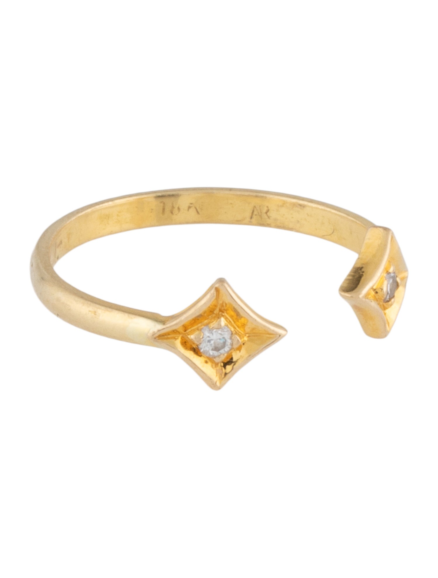 Ring 18K Diamond Stackable Band