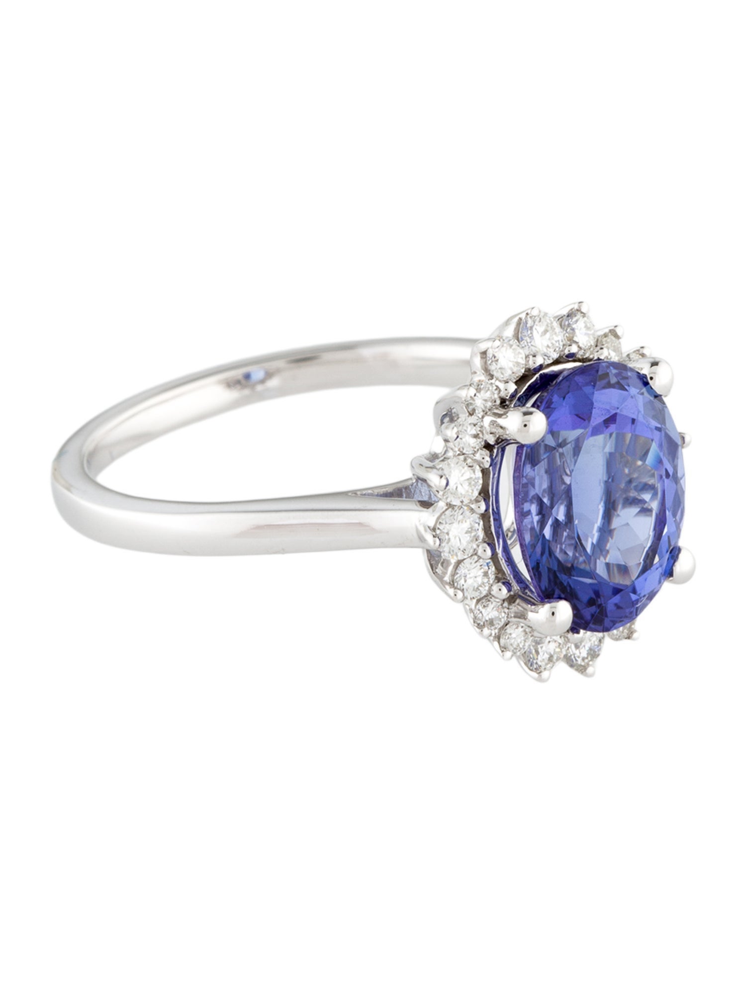 Ring 14K 2.85ct Tanzanite & Diamond Cocktail