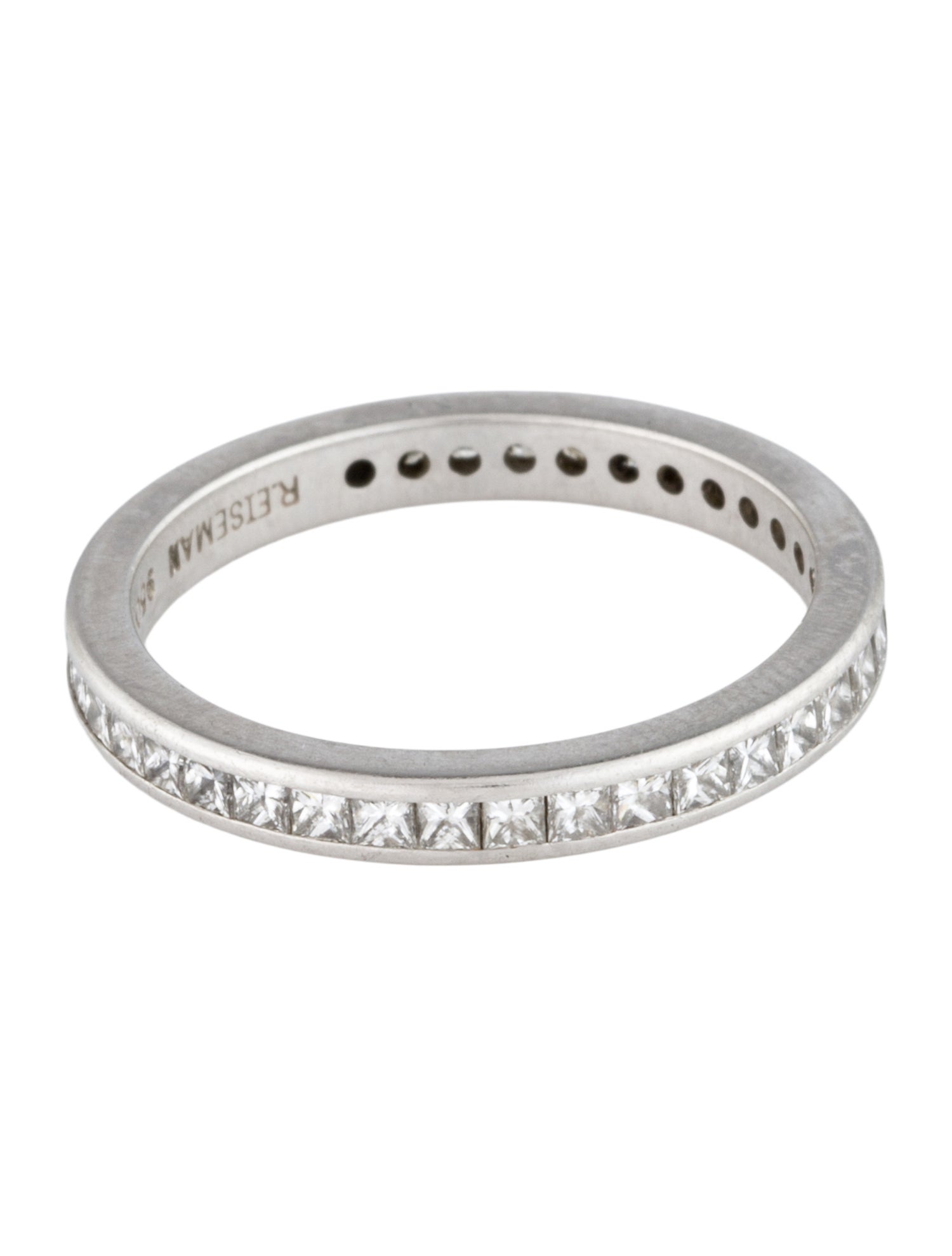 Ring Platinum 1.17ctw Diamond Eternity Band