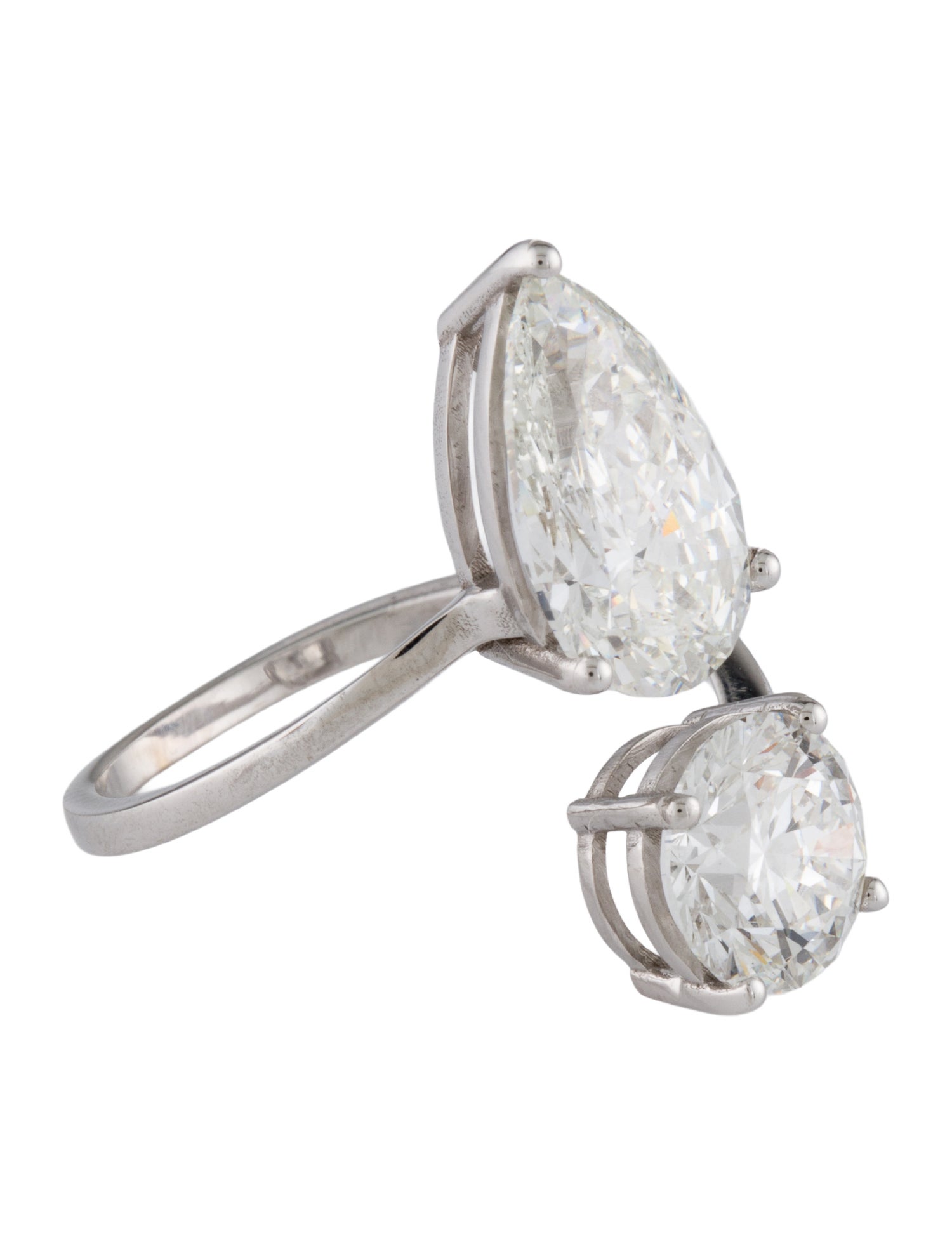 Ring 14K 5.00ctw Lab-Grown Diamond Bypass