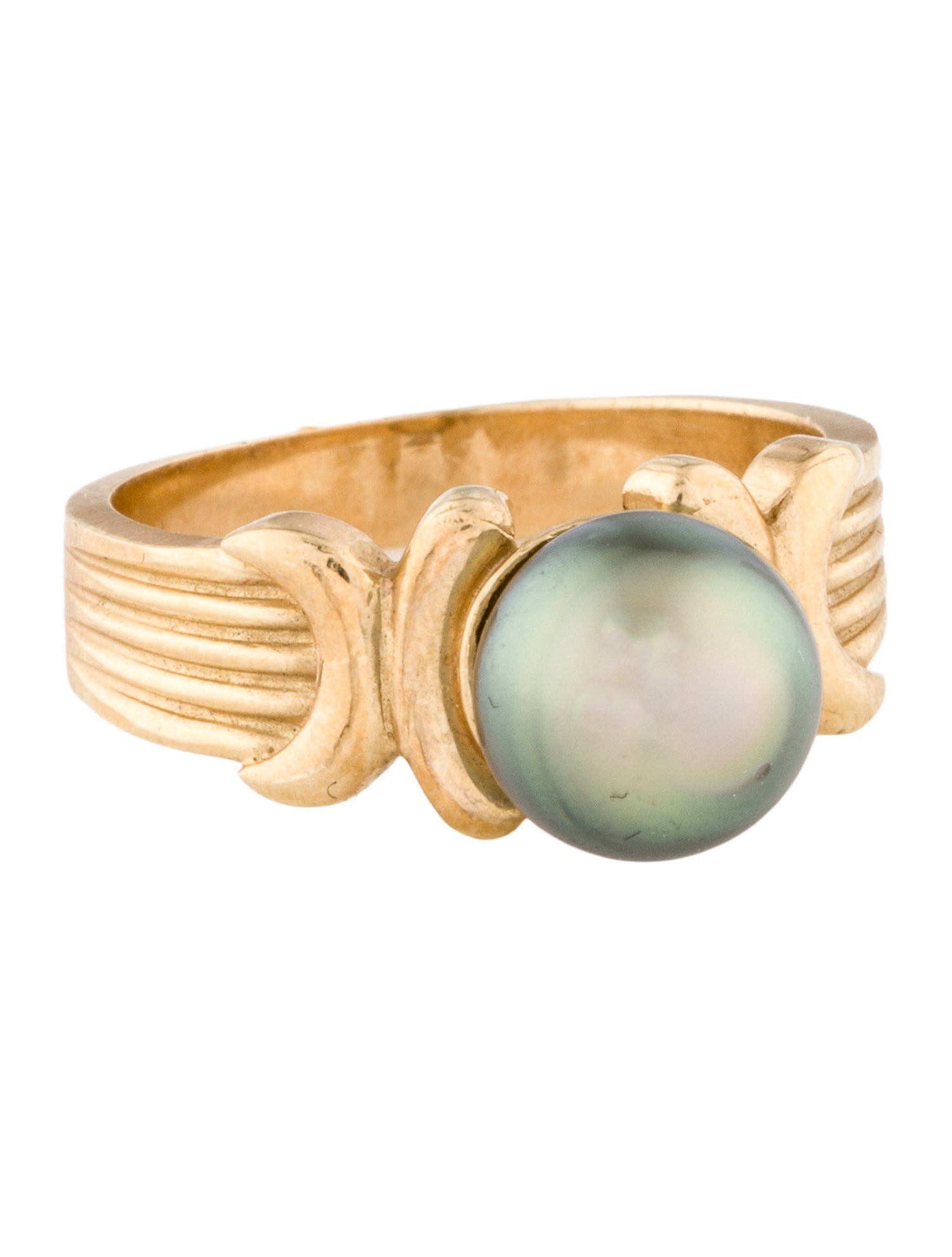 Ring 14K Pearl Cocktail