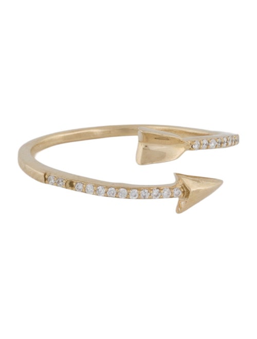 Ring 14K Diamond Arrow Band