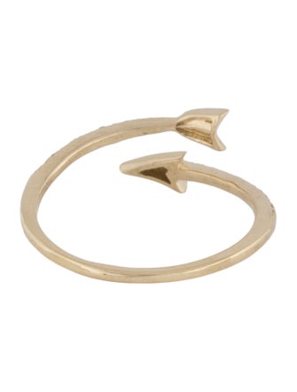 Ring 14K Diamond Arrow Band