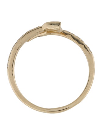 Ring 14K Diamond Arrow Band