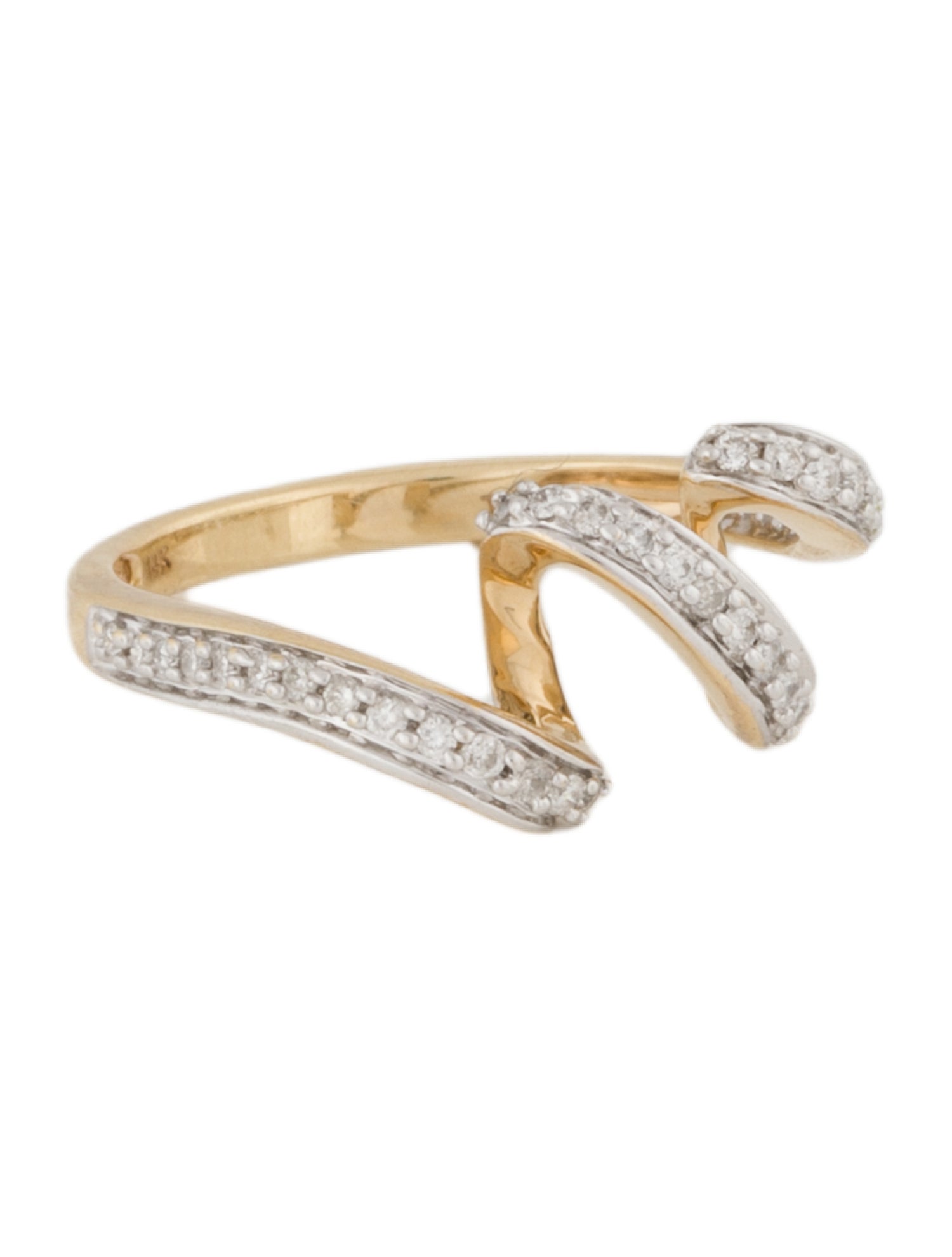 Ring 14K Diamond Cocktail