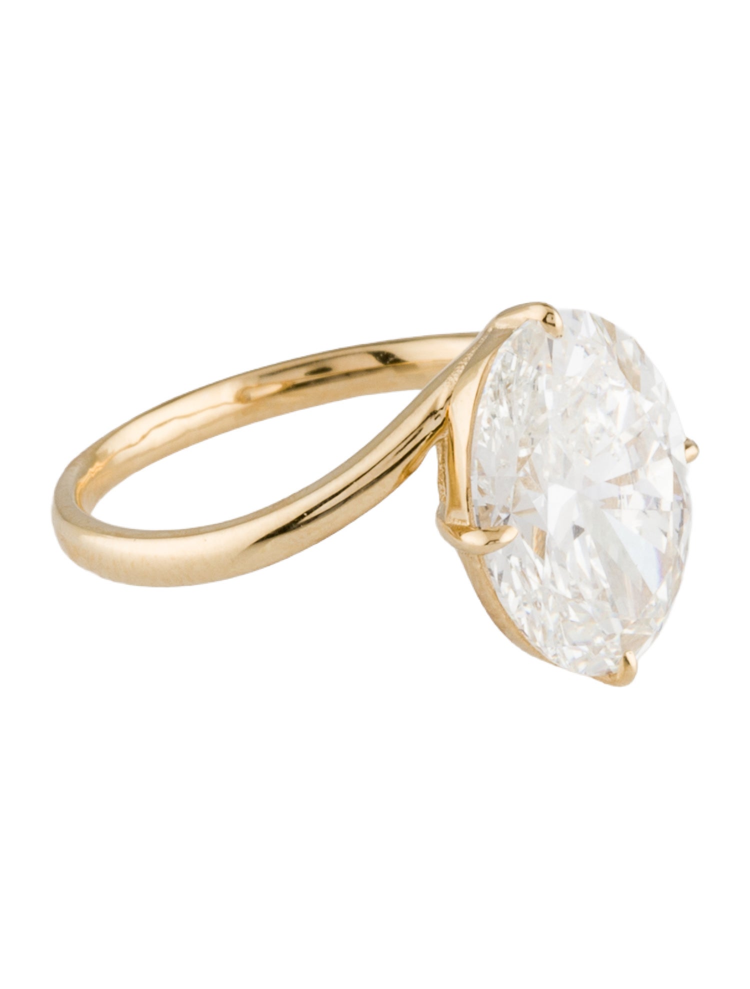 Ring 4.01ct Lab-Grown Diamond Engagement Ring