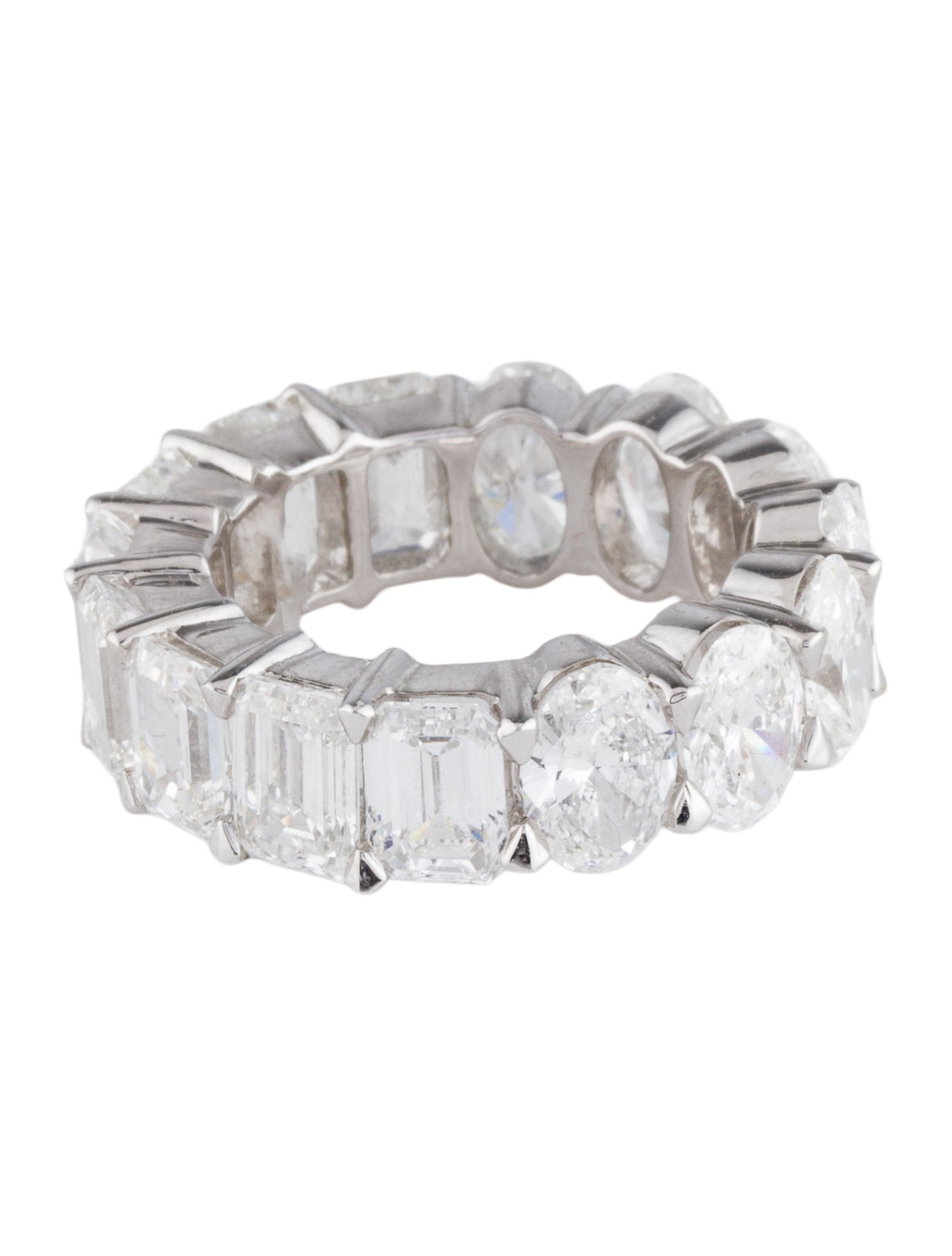 Ring 14K 10.63ctw Lab-Grown Diamond Split Eternity Band