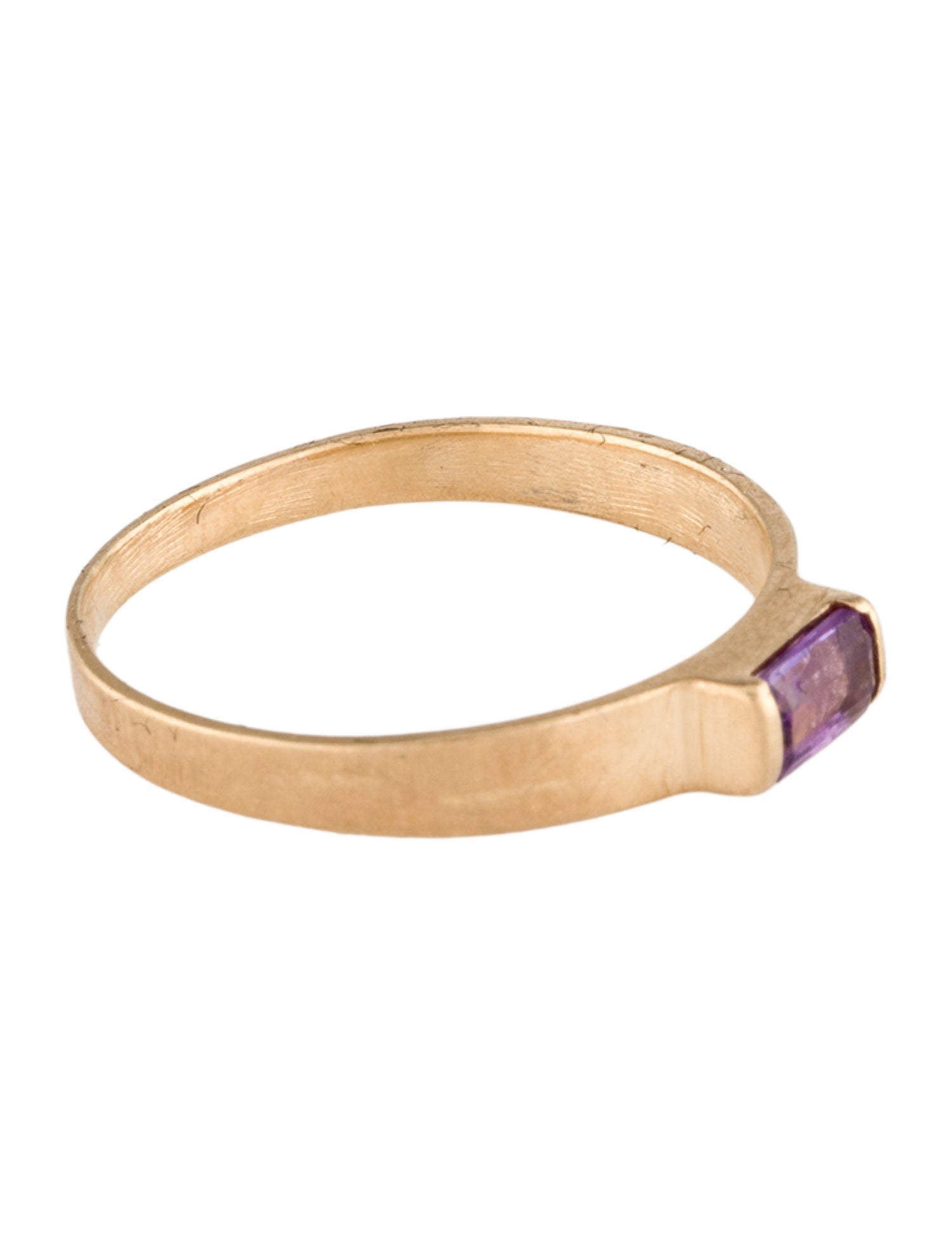 Ring 10K Amethyst Cocktail Ring