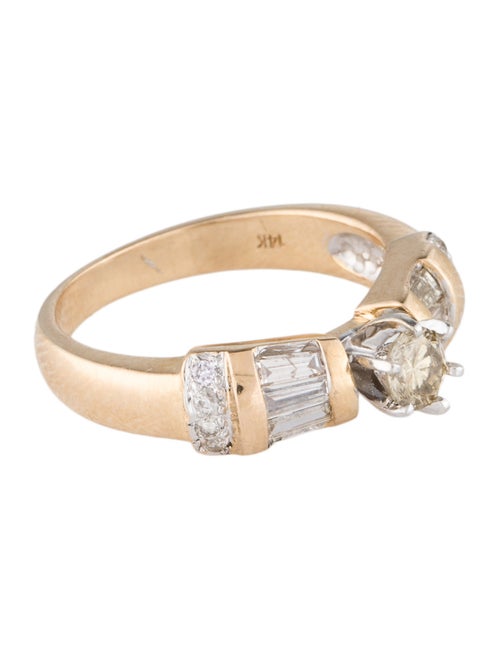 Ring 14K Two-Tone Diamond Engagement Ring