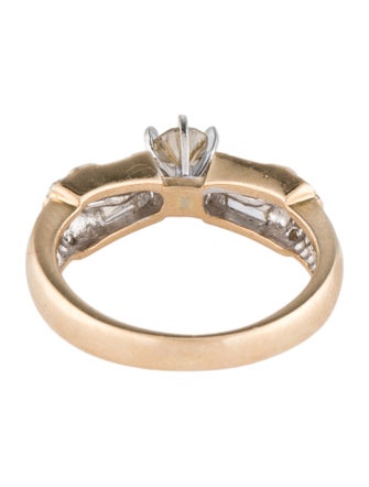 Ring 14K Two-Tone Diamond Engagement Ring