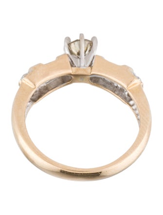 Ring 14K Two-Tone Diamond Engagement Ring