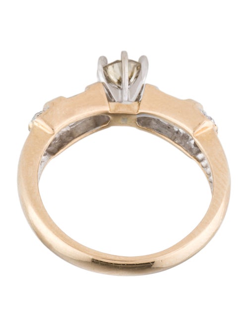 Ring 14K Two-Tone Diamond Engagement Ring