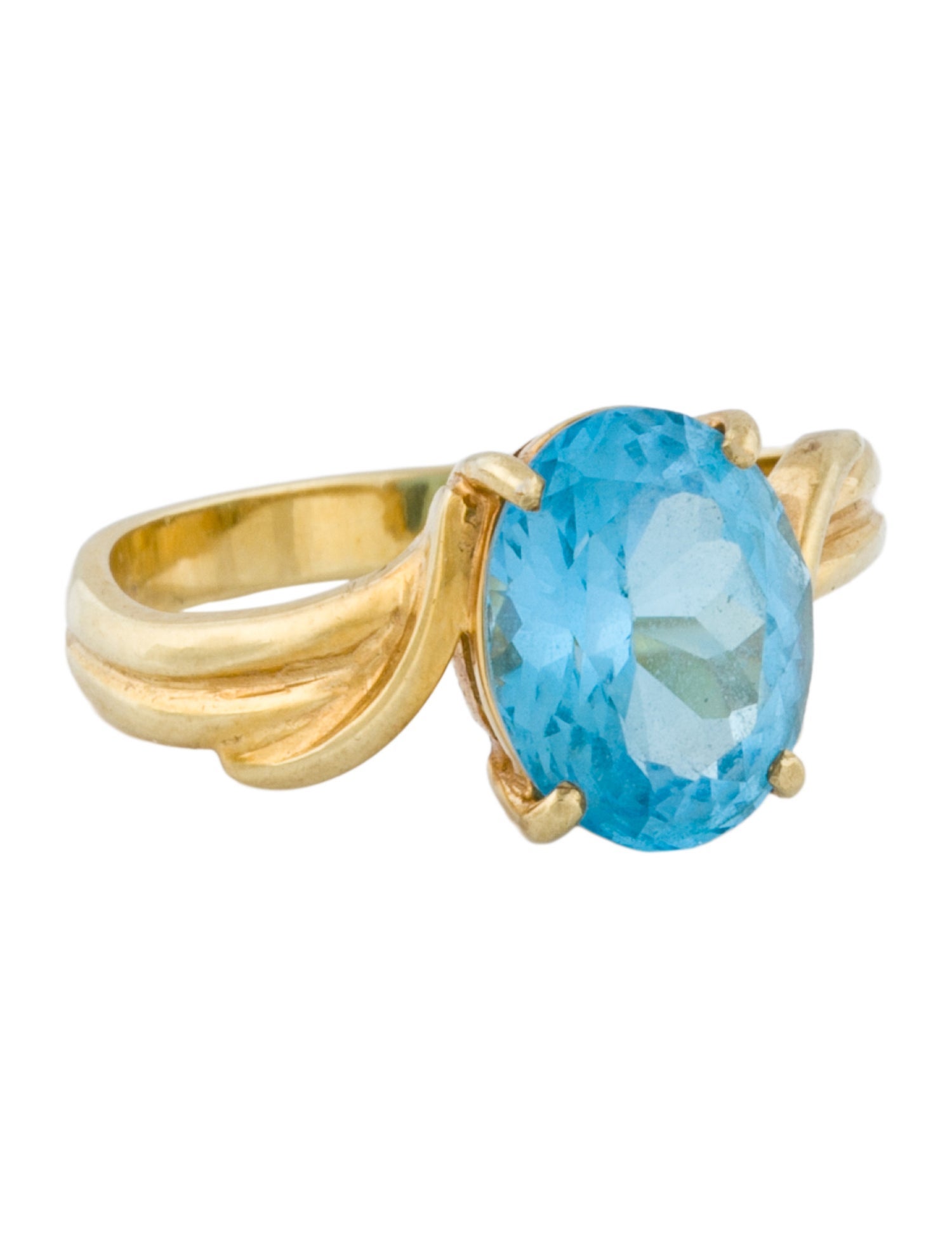 Ring 14K Topaz Cocktail