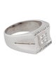 Ring 18K Diamond Signet Ring