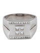 Ring 18K Diamond Signet Ring