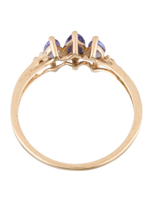 Ring 10K Tanzanite Cocktail Ring