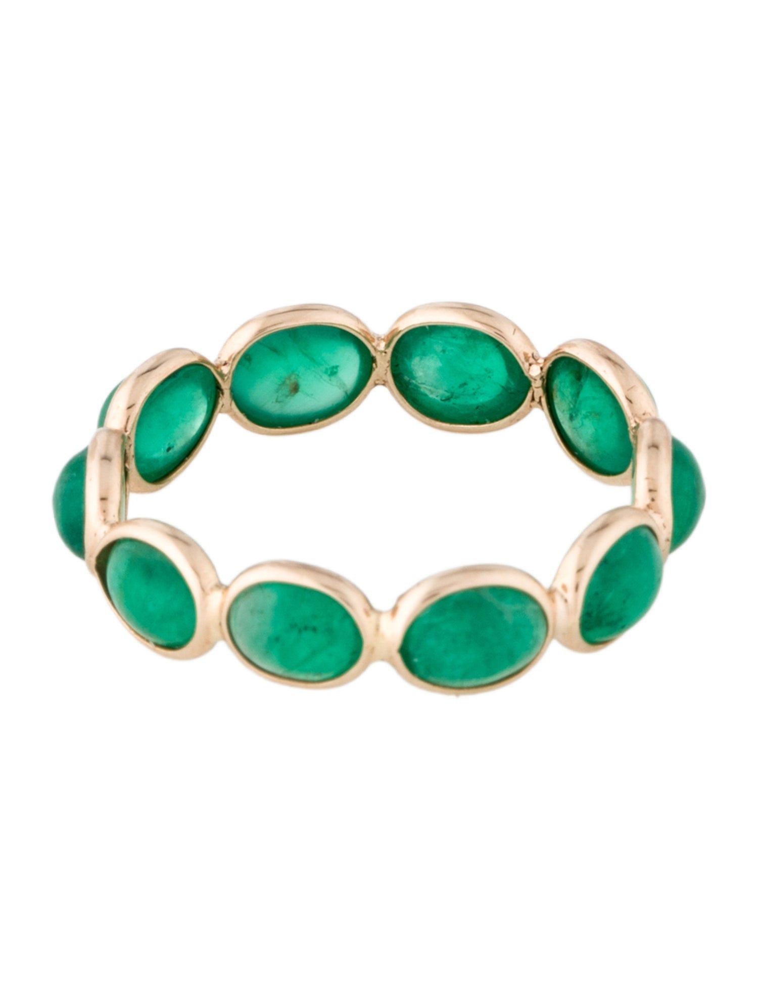 Ring 14K 2.50ctw Emerald Eternity Band