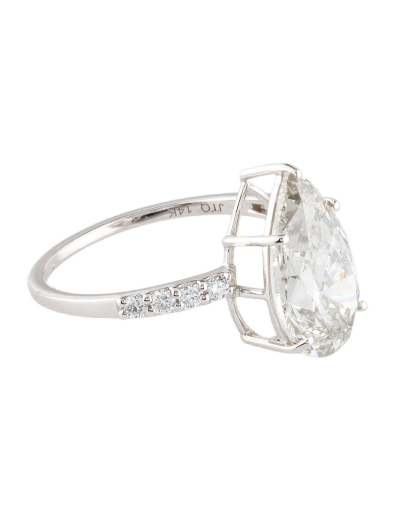 Ring 3.95ct Lab-Grown Diamond Engagement