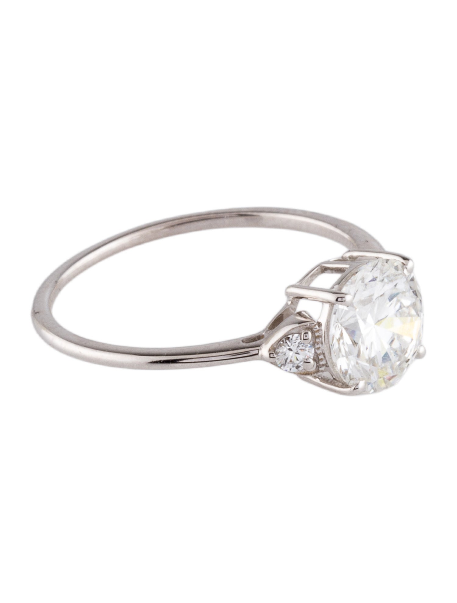 Ring 14K 1.47Ct Lab-Grown Diamond Engagement