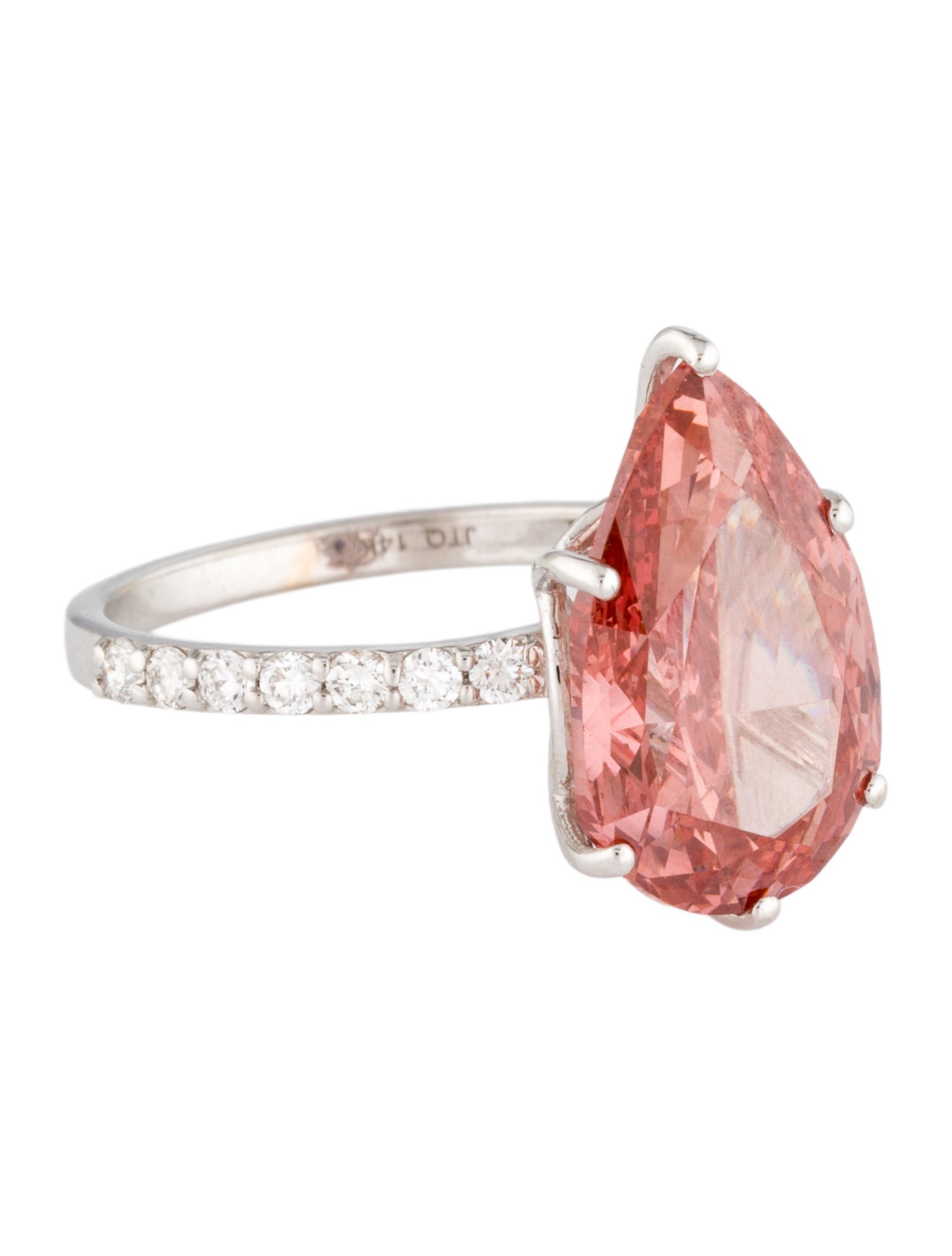 Ring 6.36ct Lab-Grown Diamond Engagement Ring