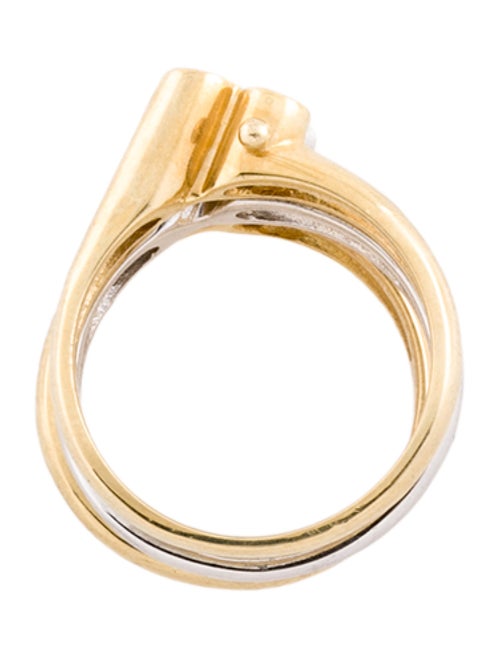 Ring 18K Sapphire & Diamond Stacking Band Ring