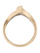 Ring 10K Diamond Contour Band Ring