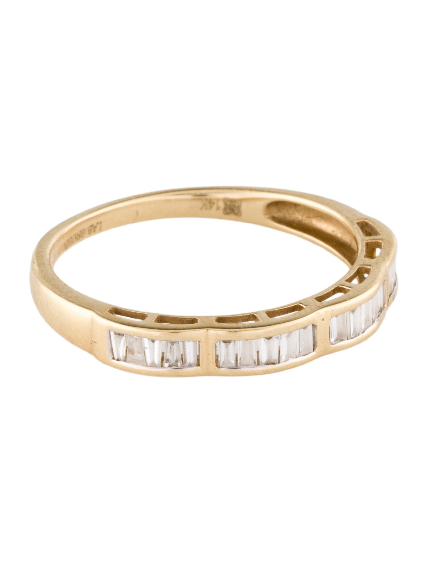 Ring 14K Lab-Grown Diamond Band